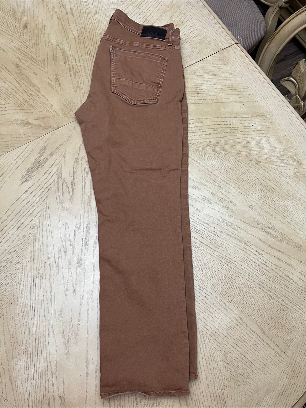 Men's Brown Slim Fit Pants